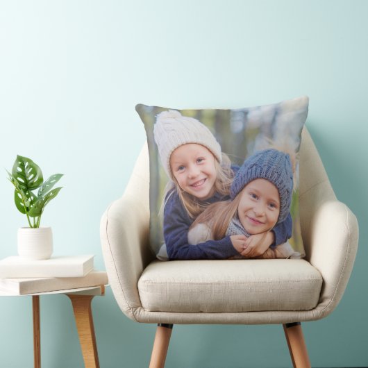 カスタム家族の写真季節のクリスマス クッション (椅子)