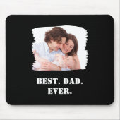 カスタム家族の写真最高のパパ永遠の父の日 マウスパッド (正面)