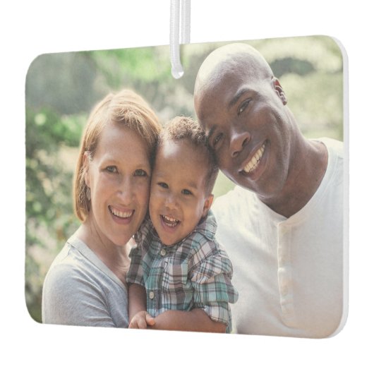 カスタム家族の写真記念の思い出のプレゼント カーエアーフレッシュナー (左)