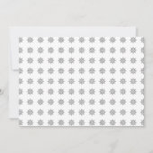 カスタム家族の写真顔クリスマスカードのアップロード ノートカード (裏面)