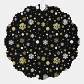 カスタム家族の写真2023パーソナライズされた年 オーナメントカード (裏面)