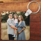 カスタム家族の写真 キーホルダー (裏面)