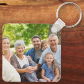 カスタム家族の写真 キーホルダー (裏面)