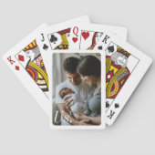 カスタム家族の写真 トランプ (裏面)