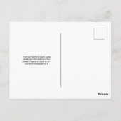 カスタム家族の写真 ポストカード (裏面)