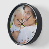 カスタム家族の写真 – 祖母の母の日 壁時計 (傾斜)