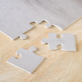 カスタム家族の名前と写真4枚 ジグソーパズル (側面)