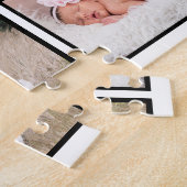 カスタム家族の名前8 Photo Collage ジグソーパズル (側面)