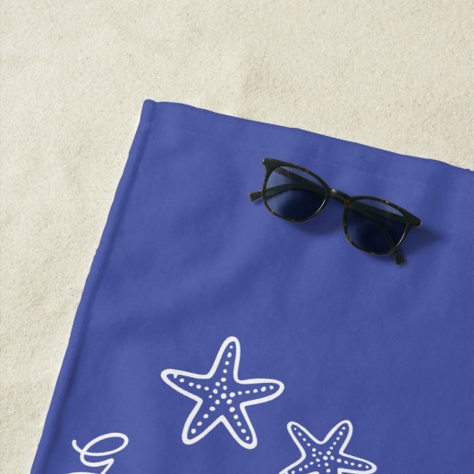 カスタム家族の夏のビーチ旅行グループマッチング ビーチタオル (インサイチュ)