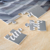 カスタム家族の子供たち写真のパーソナライズ ジグソーパズル (側面)