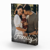 カスタム家族の形見モダン可愛い脚本 フォトブロック (右)