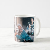 カスタム家族またはペットの写真 コーヒーマグカップ (正面右)