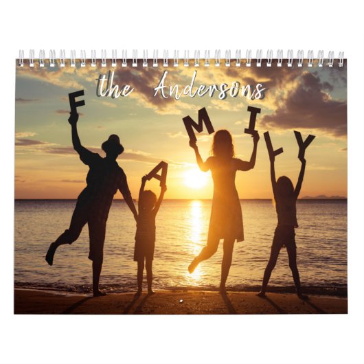 カスタム家族カレンダー カレンダー (カバー)
