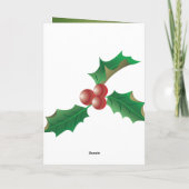 カスタム家族クリスマスカード シーズンカード (裏面)