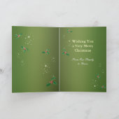 カスタム家族クリスマスカード シーズンカード (内部)