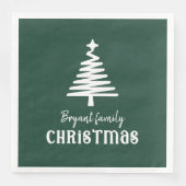 カスタム家族クリスマスツリーグリーン (正面)