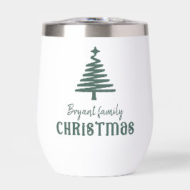 カスタム家族クリスマスツリーシンプルグリーン