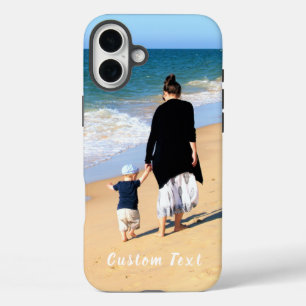 カスタム家族パーソナライズされた写真ママ iPhone 16 PLUSケース