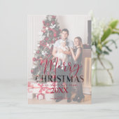 カスタム家族写真クリスマス透過効果 (スタンド正面)