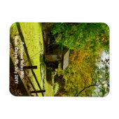 カスタム家族旅行の写真冷蔵庫 マグネット (横)