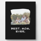 カスタム家族最高の写真母の日 フォトプラーク (正面)