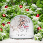 カスタム家族2枚写真メリークリスマス (クリスマス)