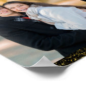 カスタム家族6枚写真コラージュのポスター ポスター (角)