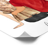 カスタム対パーソナライズされたポートレート ポスター (角)