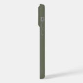 カスタム対応 Moss Green Split iPhone 15 Pro Max ケース (左側面)