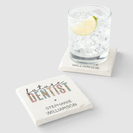 カスタム将来の歯科医学生ギフト ストーンコースター