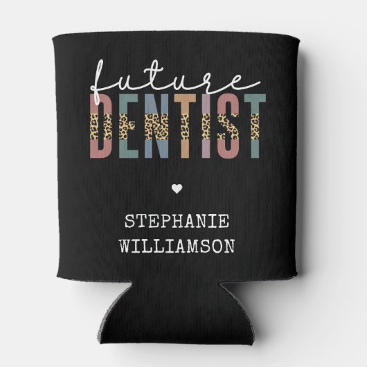 カスタム将来の歯科医学生ギフト 缶クーラー (裏面)