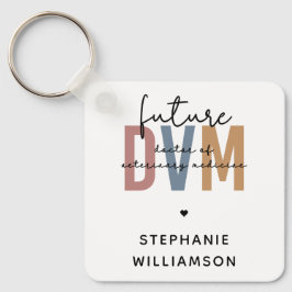 カスタム将来DVM獣医学博士 キーホルダー