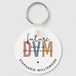 カスタム将来DVM獣医学博士 キーホルダー