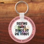 カスタム小児用OT職業セラピストギフト キーホルダー (正面)