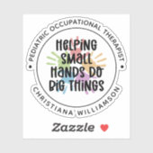 カスタム小児用OT職業セラピストギフト シール (シート)
