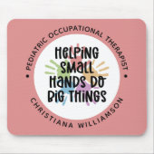カスタム小児用OT職業セラピストギフト マウスパッド (正面)