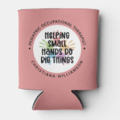 カスタム小児用OT職業セラピストギフト 缶クーラー (正面)