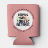 カスタム小児用OT職業セラピストギフト 缶クーラー (裏面)