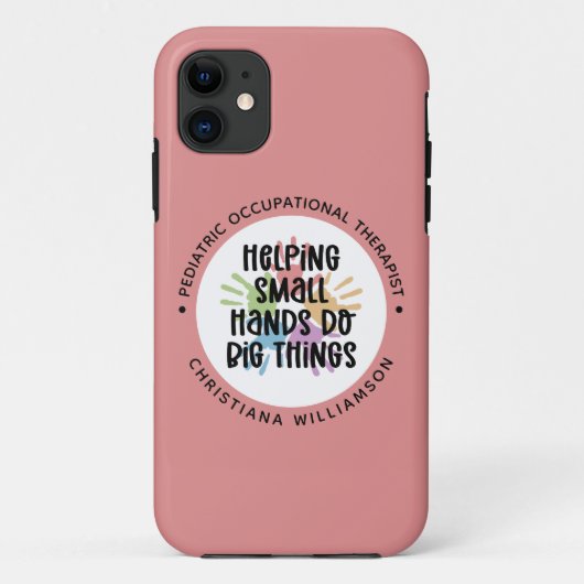 カスタム小児用OT職業セラピストギフト Case-Mate iPhoneケース (裏面)