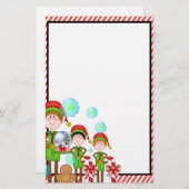 カスタム小妖精や小人ホリデイスタフィック 便箋 (正面/裏面)