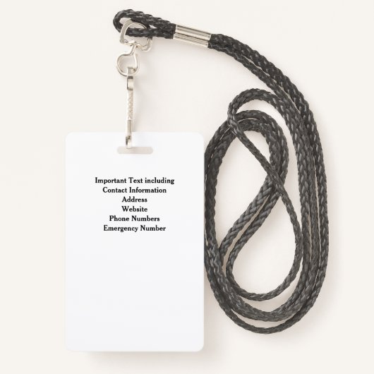 カスタム小学校の写真IDセキュリティバッジ バッジ (裏面ランヤード)