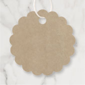 カスタム小規模企業のパッケージラベル フェイバータグ (裏面)