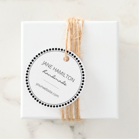 カスタム小規模企業のパッケージラベル フェイバータグ (インサイチュ)