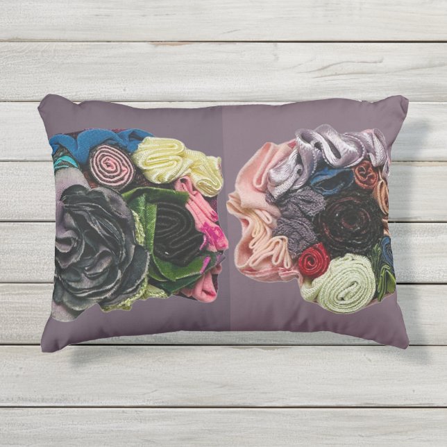 カスタム屋外アクセント枕16" x 12" アウトドアクッション (正面)