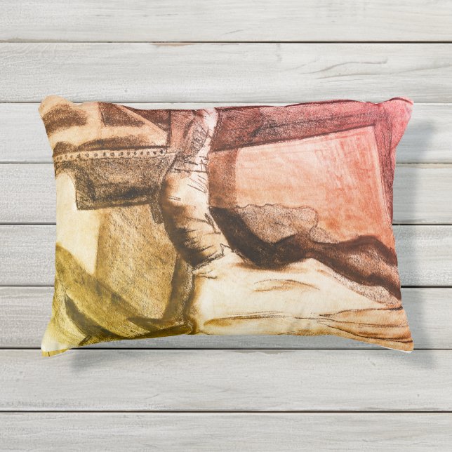 カスタム屋外アクセント枕16" x 12" アウトドアクッション (正面)