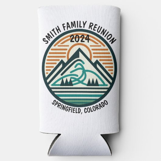 カスタム山登り スリム缶クーラー (正面)