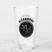 カスタム山羊座 タンブラーグラス (裏面)