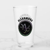 カスタム山羊座 タンブラーグラス (正面)