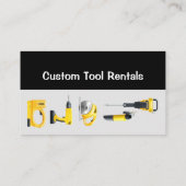 カスタム工具設備レンタル 名刺 (裏面)