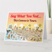 カスタム巨大SoCalカード カード (正面)